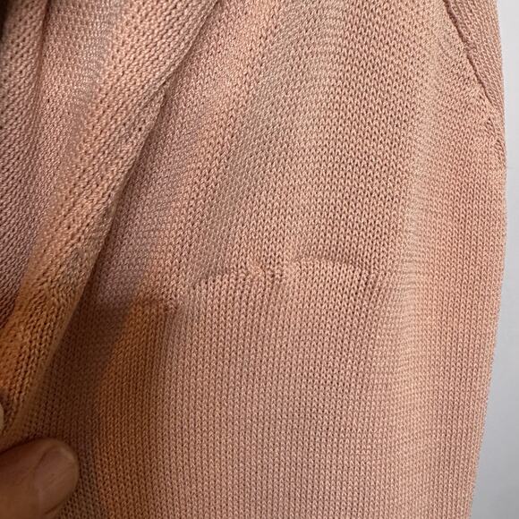 Vintage Y2K Rose Pink Faux Fur Crop Cardigan Sweater Indie Sleaze Fairy 2000s M - Picture 6 of 9